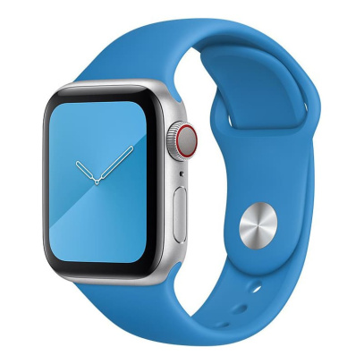 Силиконовый ремешок COTEetCI Silicone Sport Band для Apple Watch 42/44 мм Blue, синий