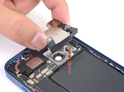 Замена микрофона основной камеры iPhone 13