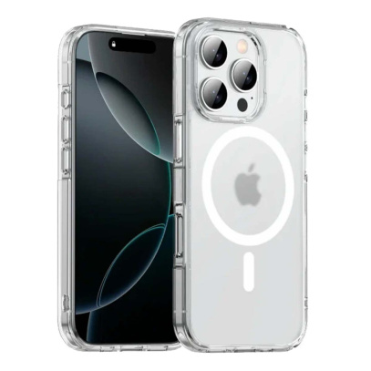 Чехол для iPhone 16 Pro Max с MagSafe Gurdini Clear Case, Прозрачный