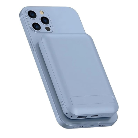 Внешний аккумулятор WiWU 10000mAh Power Bank Snap Cube-SC 22,5Вт Голубой