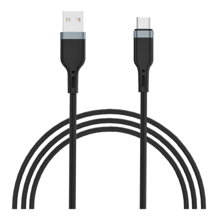 Кабель USB - Lightning WiWU-C019 A-L Platinum Serie A-C Cable 1.2м, 3A, Black, чёрный