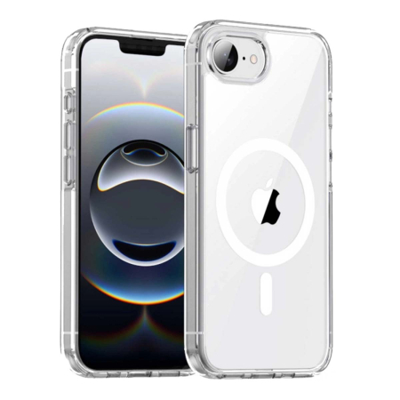 Чехол для iPhone 17e/16e с MagSafe Gurdini Прозрачный