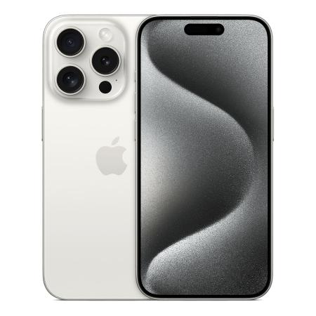 Apple iPhone 15 Pro 256Gb eSIM White Titanium, белый титан