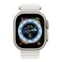 Apple Watch Ultra, 49 мм корпус из титана цвета «Natural», ремешок Ocean Band цвета «White»
