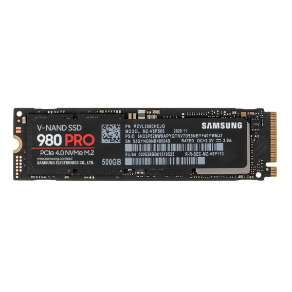 SSD накопитель Samsung 980 500Gb M.2 2280 (MZ-V8V500BW)