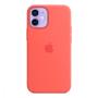 Силиконовый чехол для iPhone 12 mini MagSafe Silicone Case Розовый