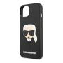 Чехол Karl Lagerfeld для iPhone 14 Plus 3D Rubber Karl's head Hard (KLHCP14MKH3DBK) Чёрный