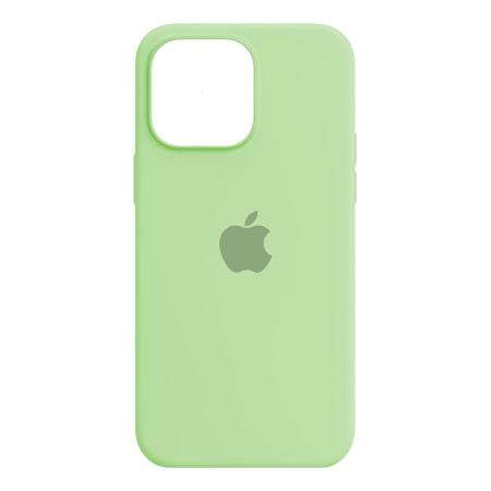 Чехол Silicone Case для Apple iPhone 14 Pro Max Светло-зеленый