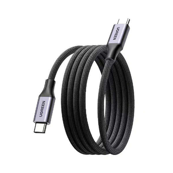 Кабель с магнитным основанием UGREEN L520 Type-C - Type-C 1м (55517) Серый