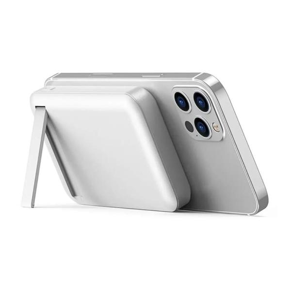 Внешний аккумулятор WiWU 10000mAh Snap Cube Mini Magnetic Wireless Power Bank 2Вт (SC10000WHT) Чёрный