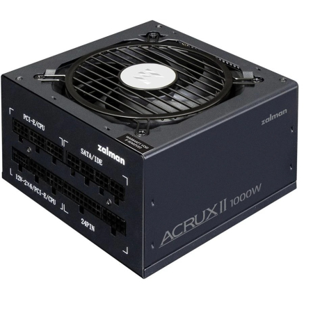 Блок питания Zalman (ZM1000-ARX2) Platinum, 1000 Вт Чёрный