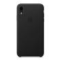 Чехол для Apple iPhone XR Leather Case Black, черный