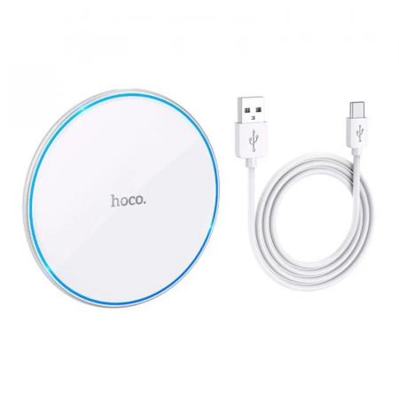 Беспроводное зарядное устройство hoco. CW6 Pro Easy White, белый