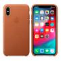 Чехол для Apple iPhone XR Leather Case Saddle Brown, коричневый