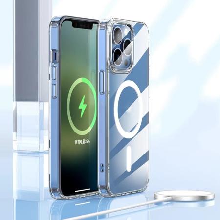 Чехол для iPhone 15 Pro Max с Magsafe Mutural Jingtou Series Прозрачный
