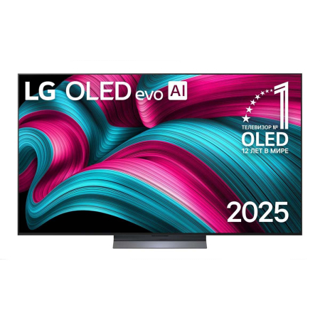 Телевизор LG 65" 4K Ultra HD 120Гц 2025 (OLED65C5RLA.ARUG) Чёрный