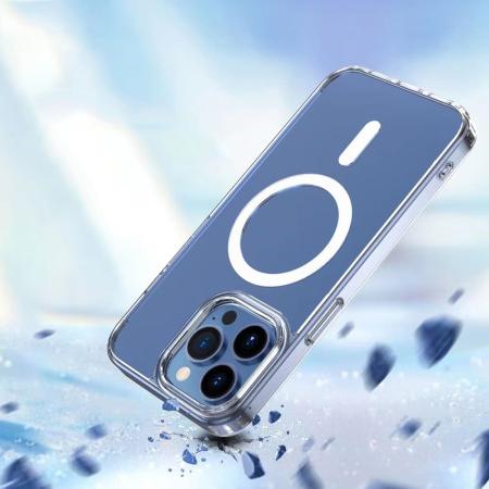 Чехол для iPhone 15 Pro Max с Magsafe Mutural Jingtou Series Прозрачный